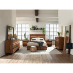 Bed in Smokey Walnut And Coffee Bean