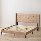 Brookside Isabelle Button Tufted Wingback Upholstered Bed